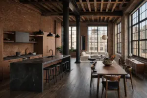 rustic industrial interior design