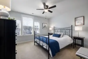 iron bed frame queen