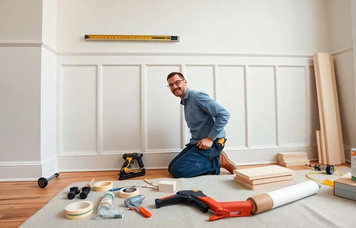 how to install wainscoting