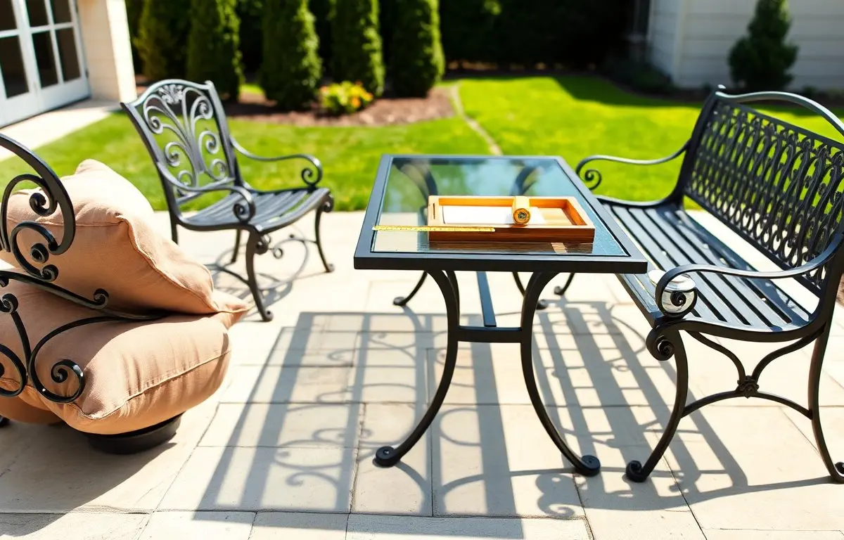 wrought iron outdoor furniture