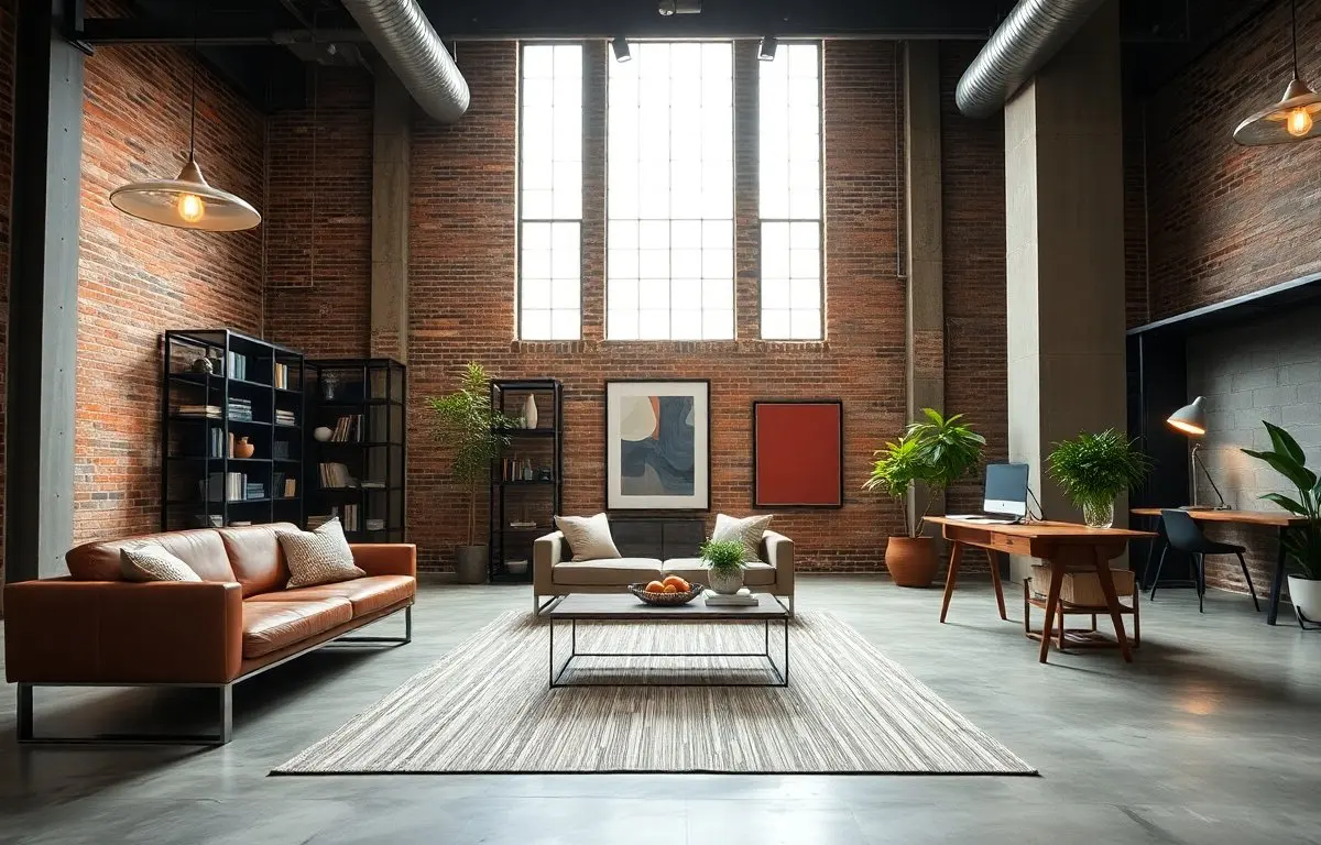 modern industrial interior design