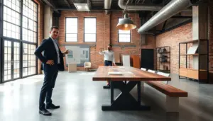 what is industrial interior design