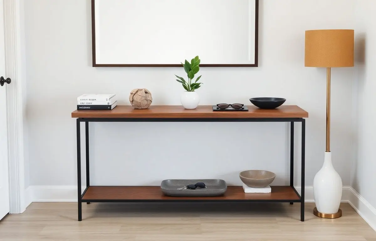 how to style a console table