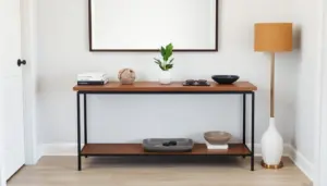 how to style a console table
