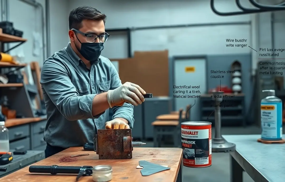 how to remove rust from metal