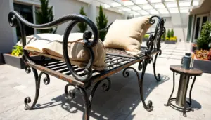 vintage wrought iron patio furniture
