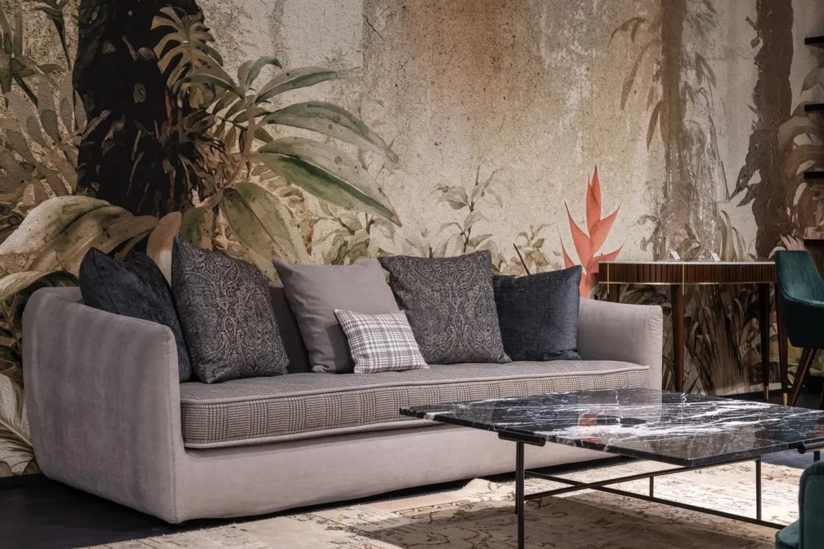 A cozy decorated home interior, representing home decor ideas
