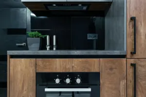 A modern kitchen interior, representing the home topics covered by the blog
